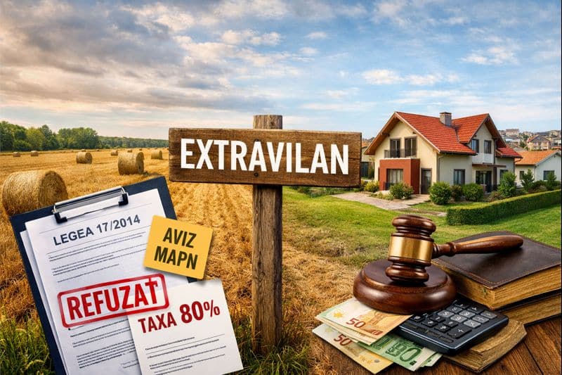Procedura de vânzare a unui teren extravilan și mixt, cu documente legale, aviz MAPN și implicații fiscale conform Legii 17/2014