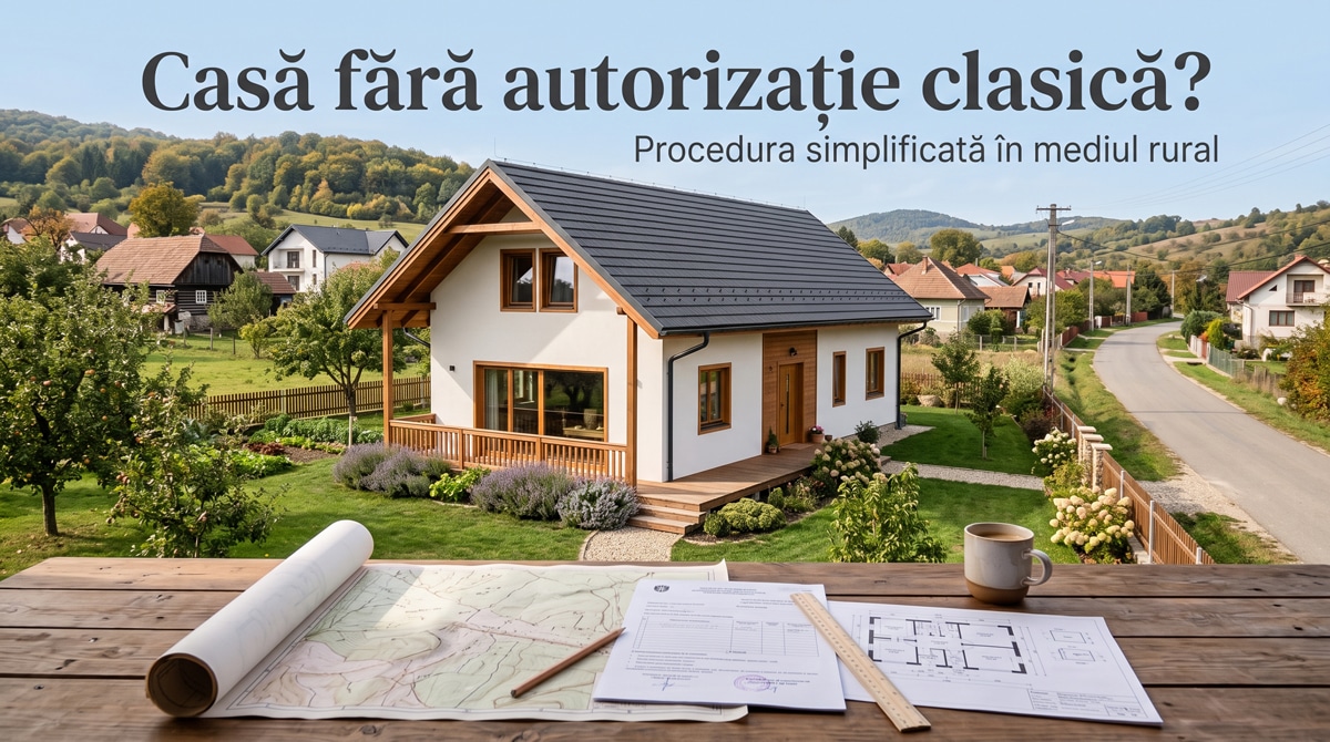 Casă fără autorizație de construire în mediul rural